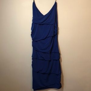 Fancy Royal Blue Dress